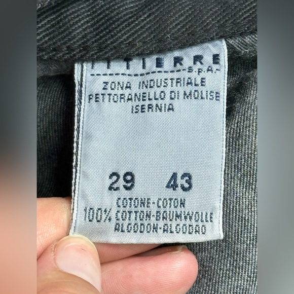 NWOT Vintage Versace Black Straight Leg Jeans - Picture 10 of 10